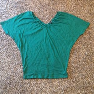 Green oversized express shirt