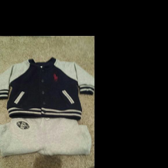 Baby boy ralph lauren polo set