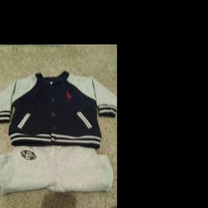 Baby boy ralph lauren polo set