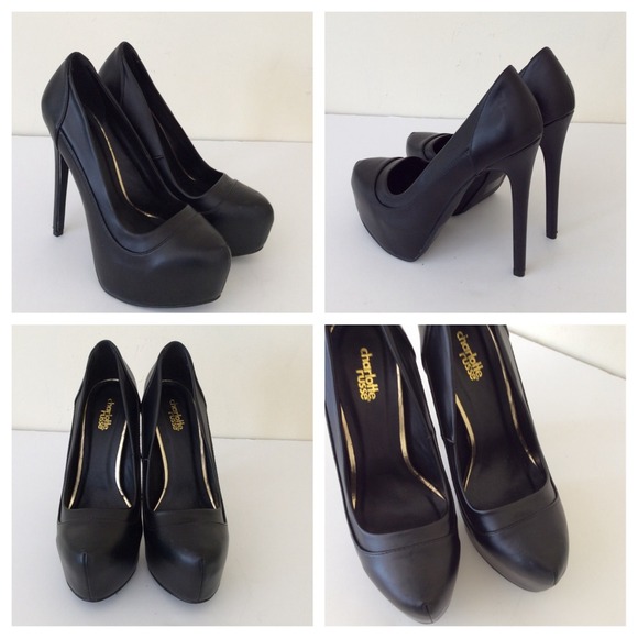 Charlotte Russe black high heels 8 - Picture 4 of 4