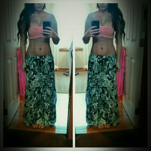 Boho Green & Black Maxi Skirts Bundle