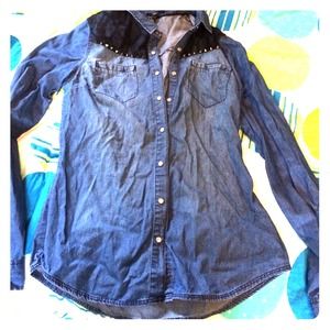 Thin denim jacket/shirt.