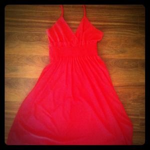 Flirty red dress