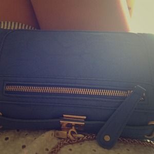 Blue purse