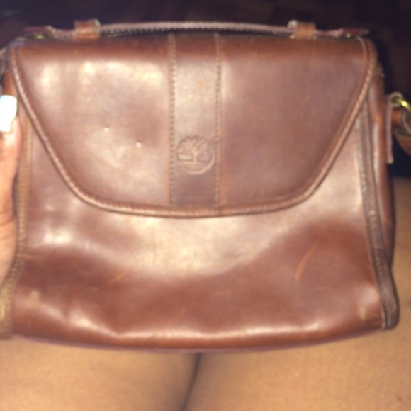 Tan timberland bag