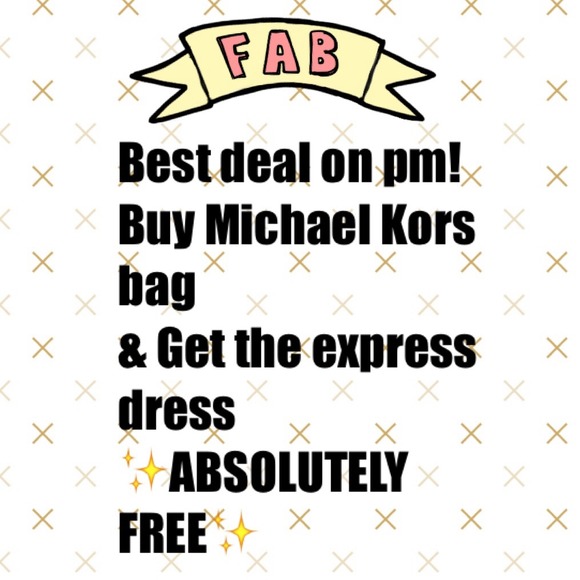 Michael kors bag come with free express top