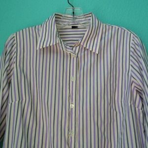 ⚡️sale⚡️J Crew Slim Fit Stripe Dress Shirt M
