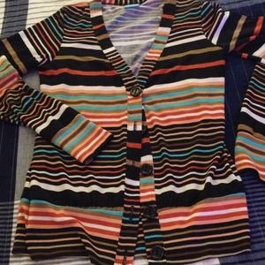 Striped cardigan perfect for Fall!