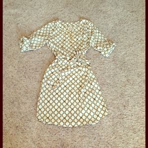 NWT MICHAEL KORS Gold Chain Link Tie Dress