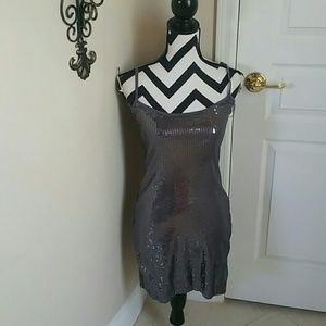 SALE! I.N.C. Gunmetal Sequin Dress