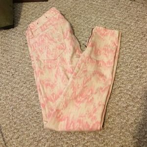 Patterned American Eagle jeggings