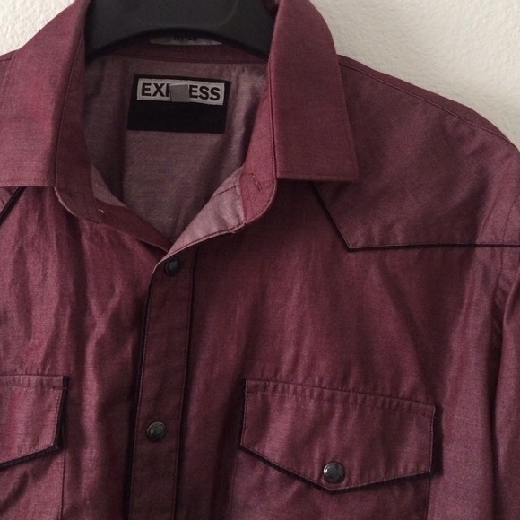 Express mens sexy dress shirt