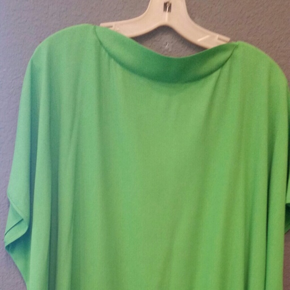 Green Diane von Furstenberg top
