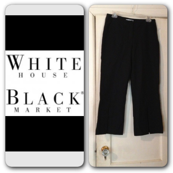 White House Black Market Pants - Black ankle length pants