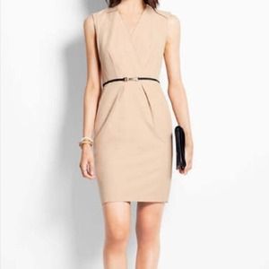 Ann Taylor crossover sheath dress