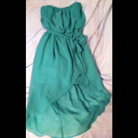 Mint green HiLow dress