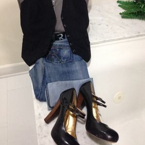 Rock & republic cropped jeans