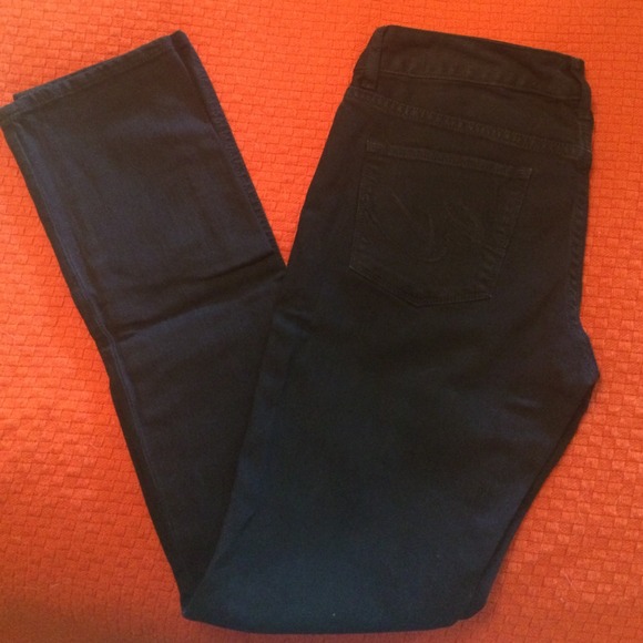 Express 4 regular black stella skinnies