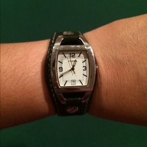 💯% Authentic Black Fossil Watch