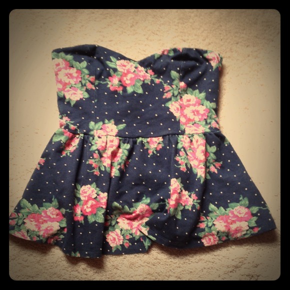 Urban Outfitters strapless top