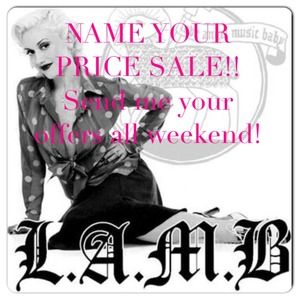 LAMB NAME YOUR PRICE SALE!!