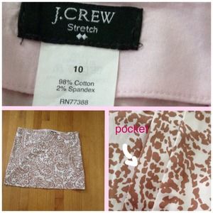 J Crew Cotton Paisley Skirt 🎀