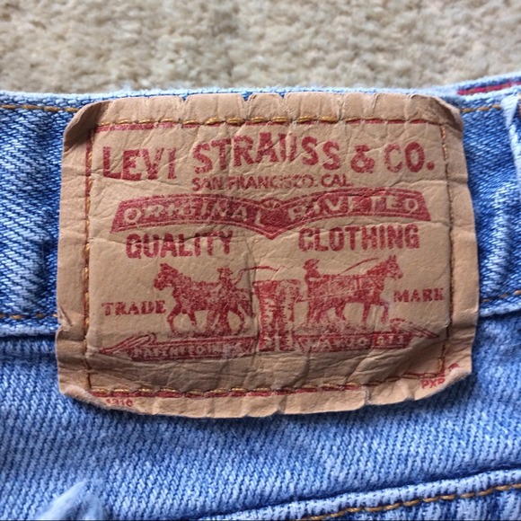 Amazing upcycled ripped VINTAGE LEVI boyfriends!! - Picture 3 of 3
