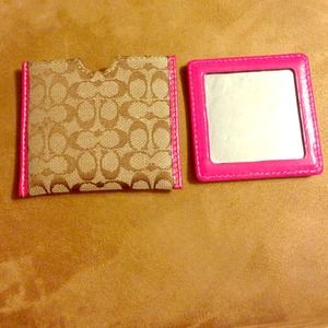 Authentic Coach Mirror with case