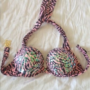 Victoria Secret Double Cup Padded Swim Top