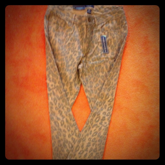 Chaps slim fit printed jeans