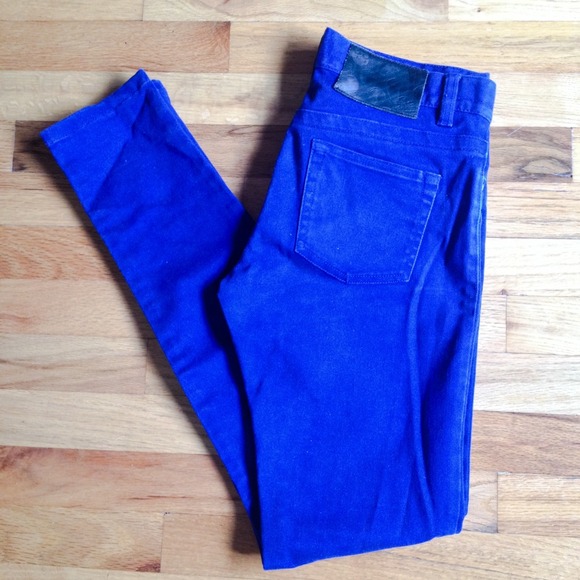 H&M Electric Blue Skinny Jeans
