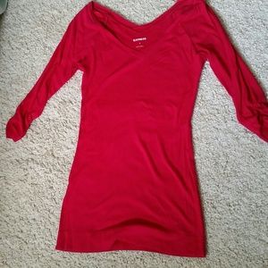 Express 3/4 sleeve top small