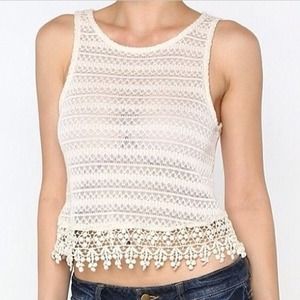 Crochet crop top