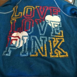 Glittery PINK sweatshirt