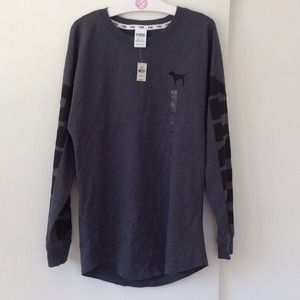 Victoria's Secret PINK Grey Varsity