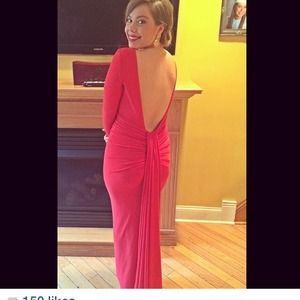 Red long sleeve dress worn once!