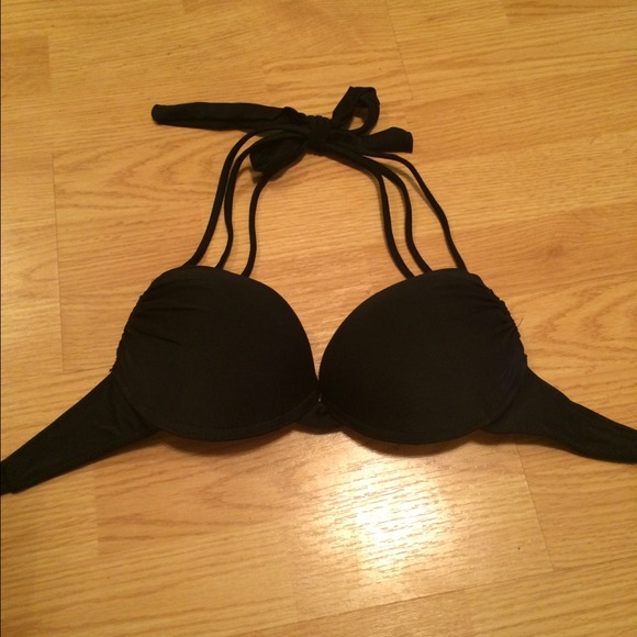Black swim suit top