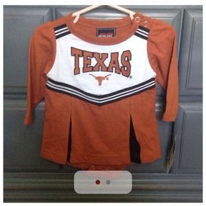 3-6 month Texas cheerleading outfit