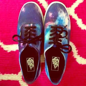 Women's Galaxy Vans Shoes