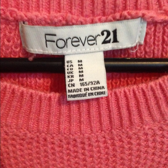 Forever21 pink sweater