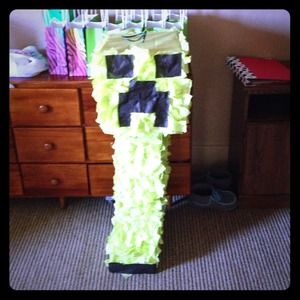 Huge Minecraft Creeper Piñata