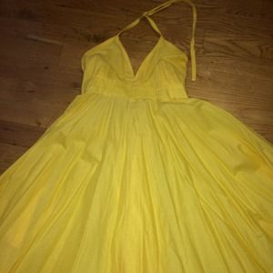 Yellow dress