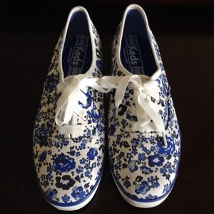 Keds Blue Floral