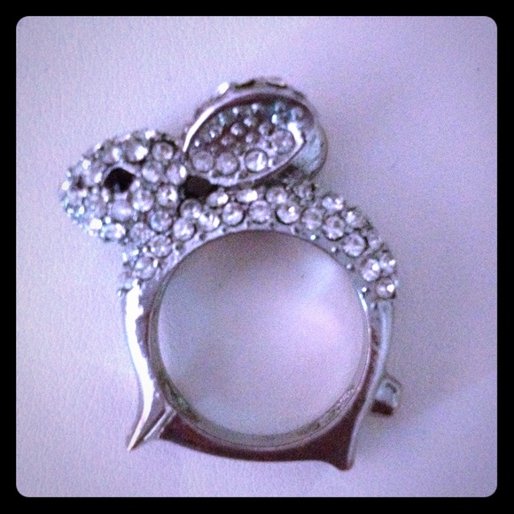 Rhinestone ring - Picture 1 of 2