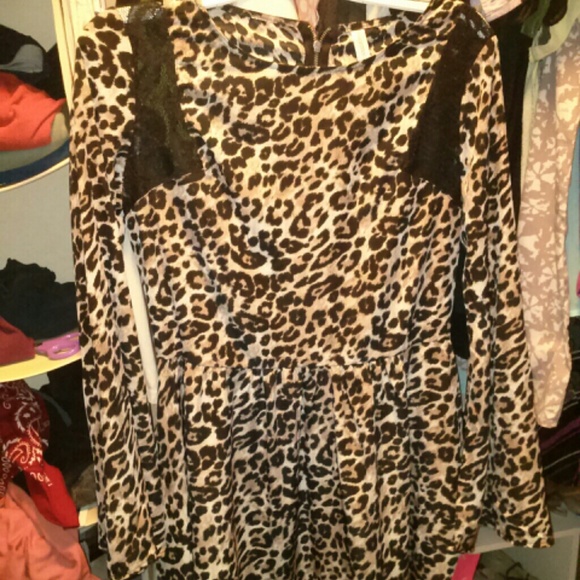 Leopard dress.