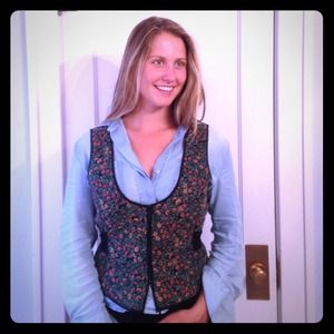 Free People FLORAL VEST
