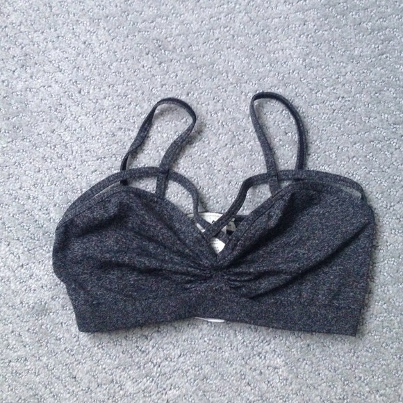 🚫SOLD🚫 LF  charcoal cage bralette