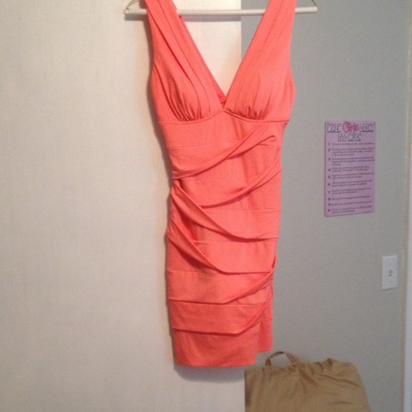 Peach dress