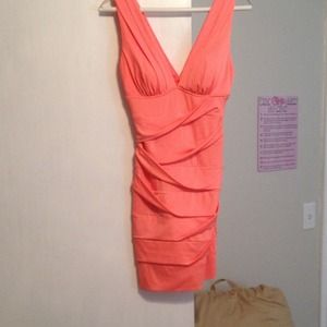 Peach dress