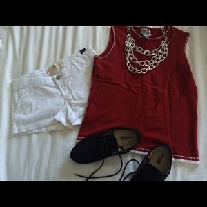 Style &Co. Collection Petite Red Top